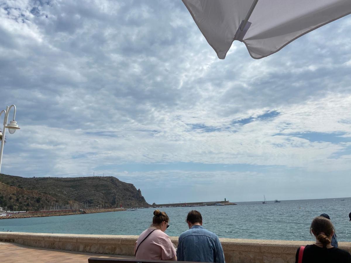 Javea Au Port Vue Mer Devant La Plage Grand Appartement Terrasse Clim Et Wifi Eksteriør bilde